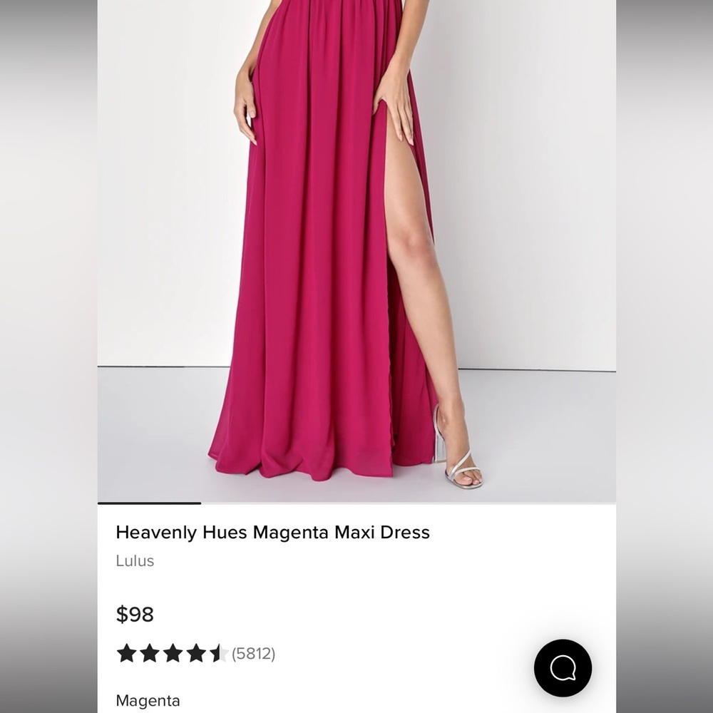 Magnets Floor length chiffon Dress from Lulus